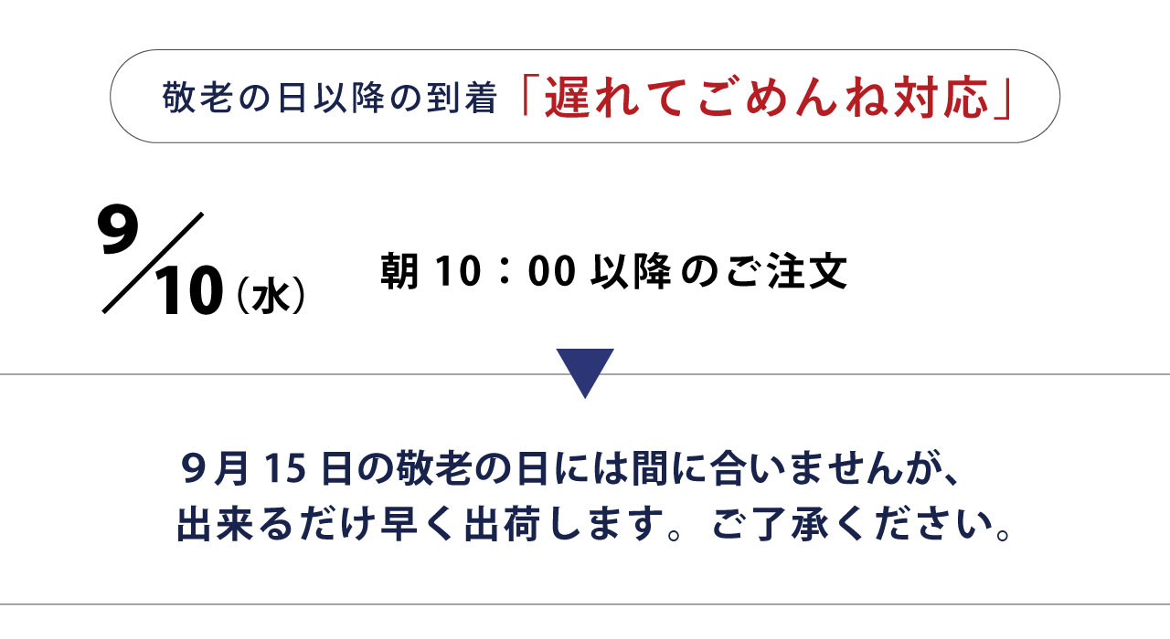 敬老の日期限