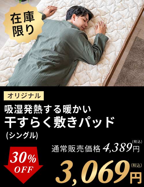 吸湿発熱足ポケ敷