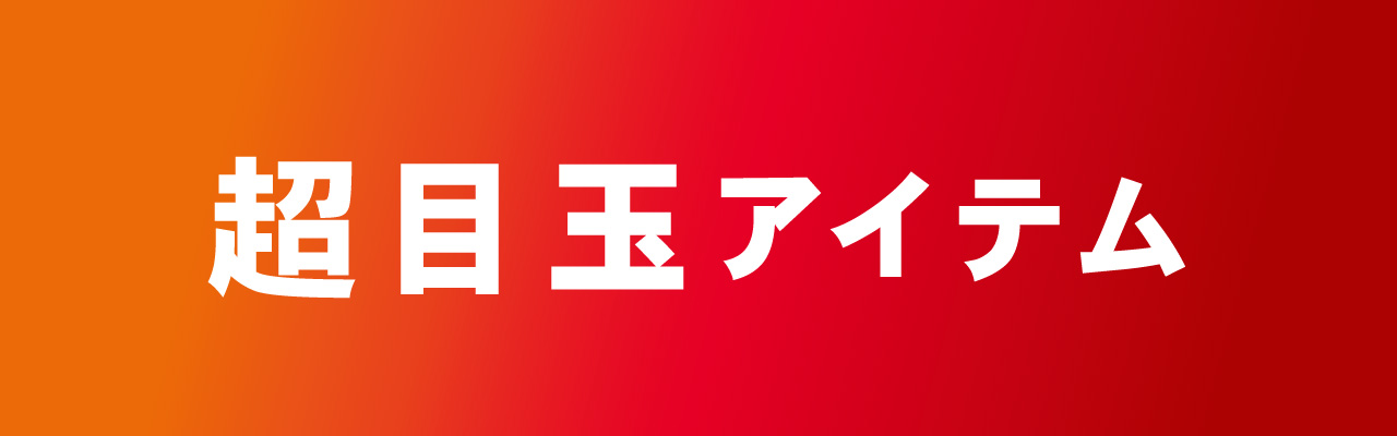 目玉セール商品