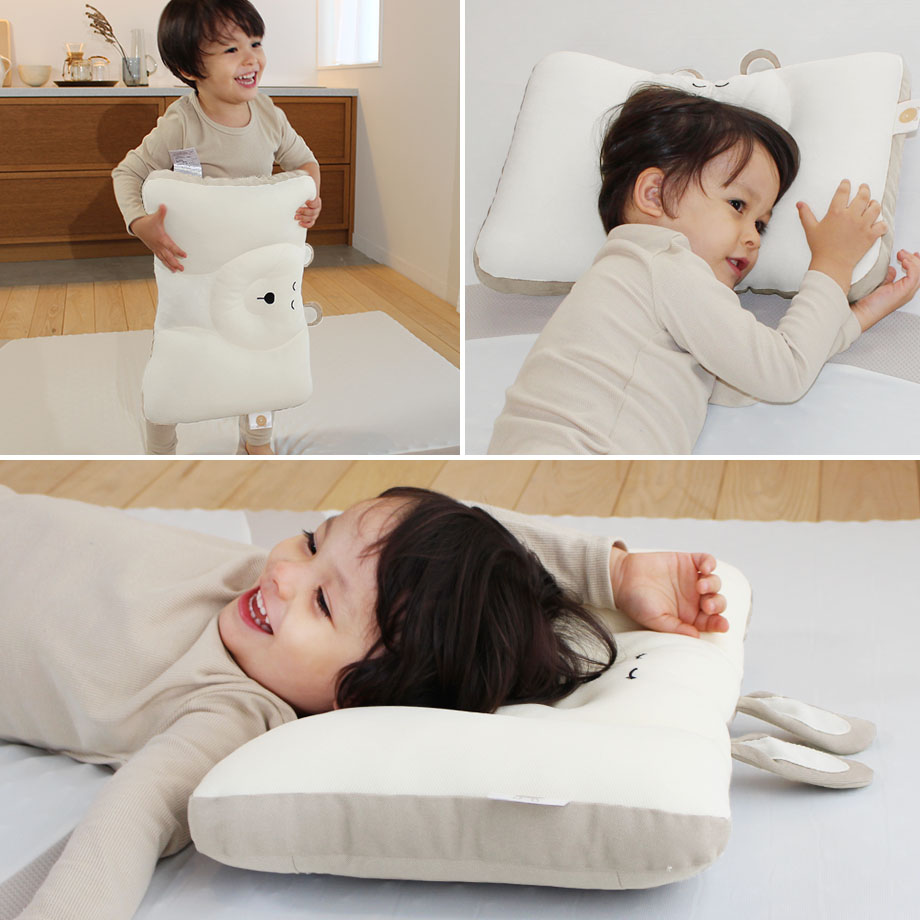 枕 子供用 はじめてのジュニアまくら(枕本体) 子供の成長に合わせて枕の高さが調整できる ジュニア枕 